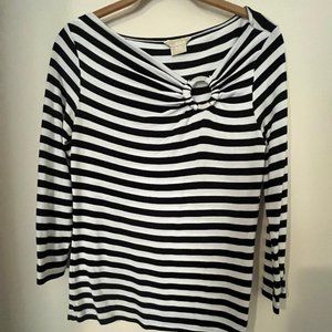 Michael Kors Striped Top Size Petite Small